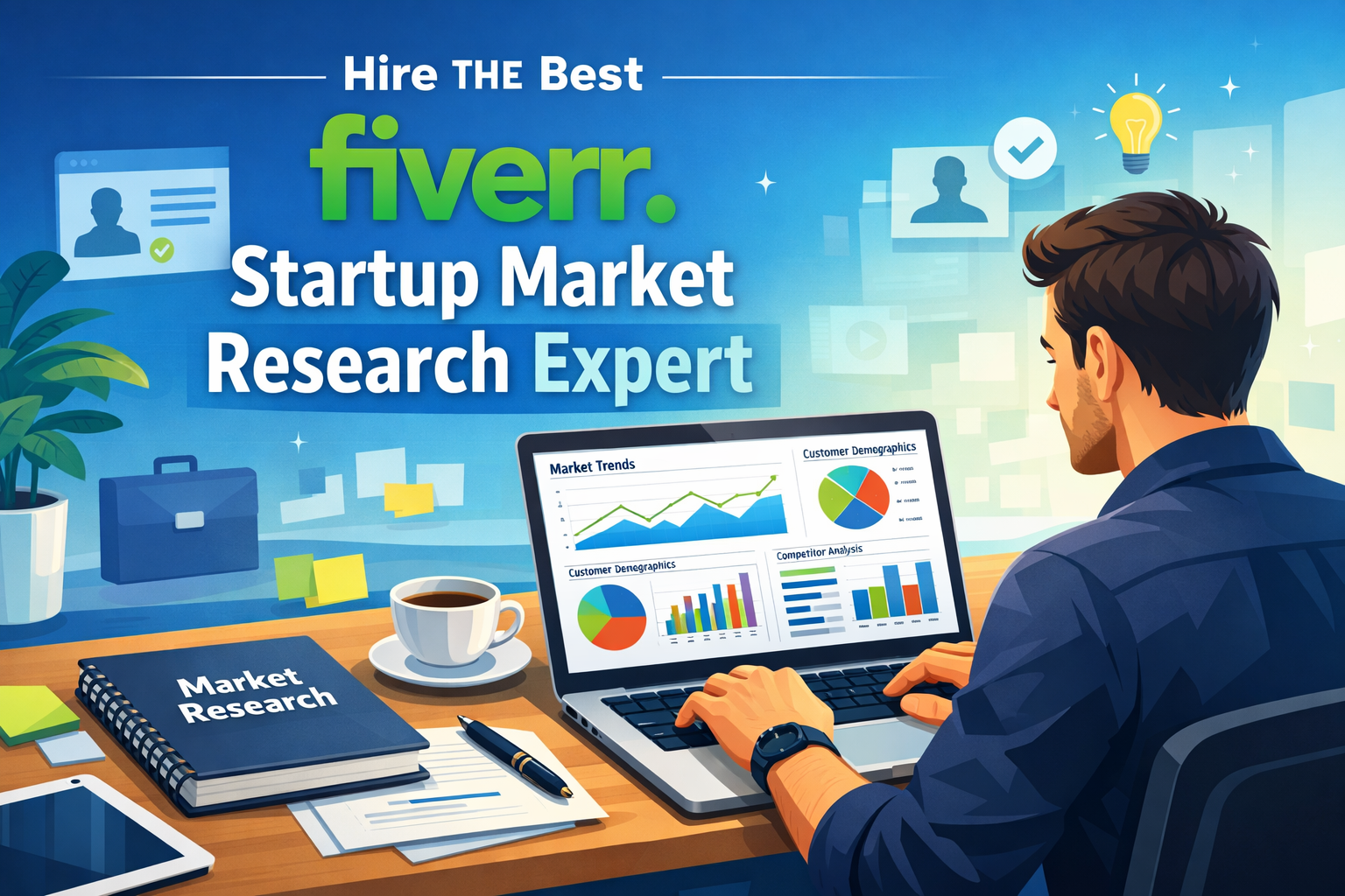 fiverr startup market research expert