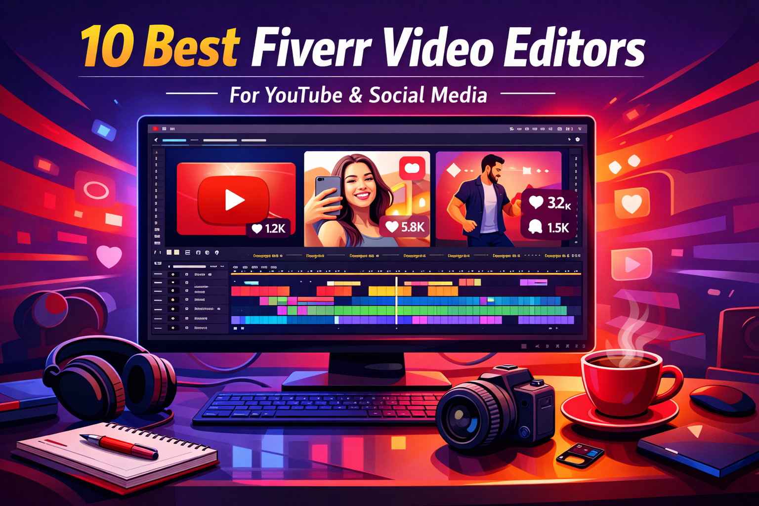 fiverr video editors for youtube
