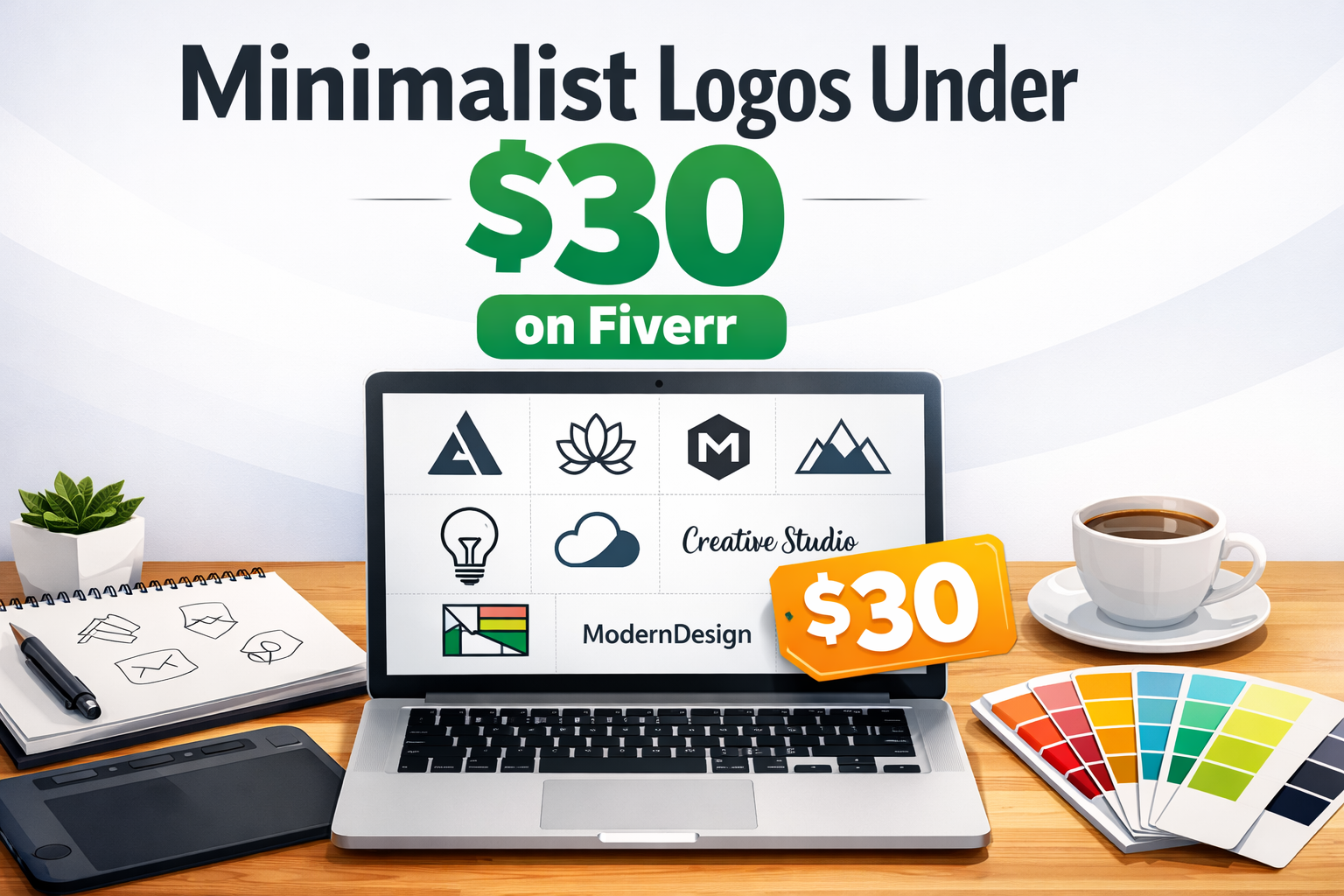 minimalist logo designers on fiverr