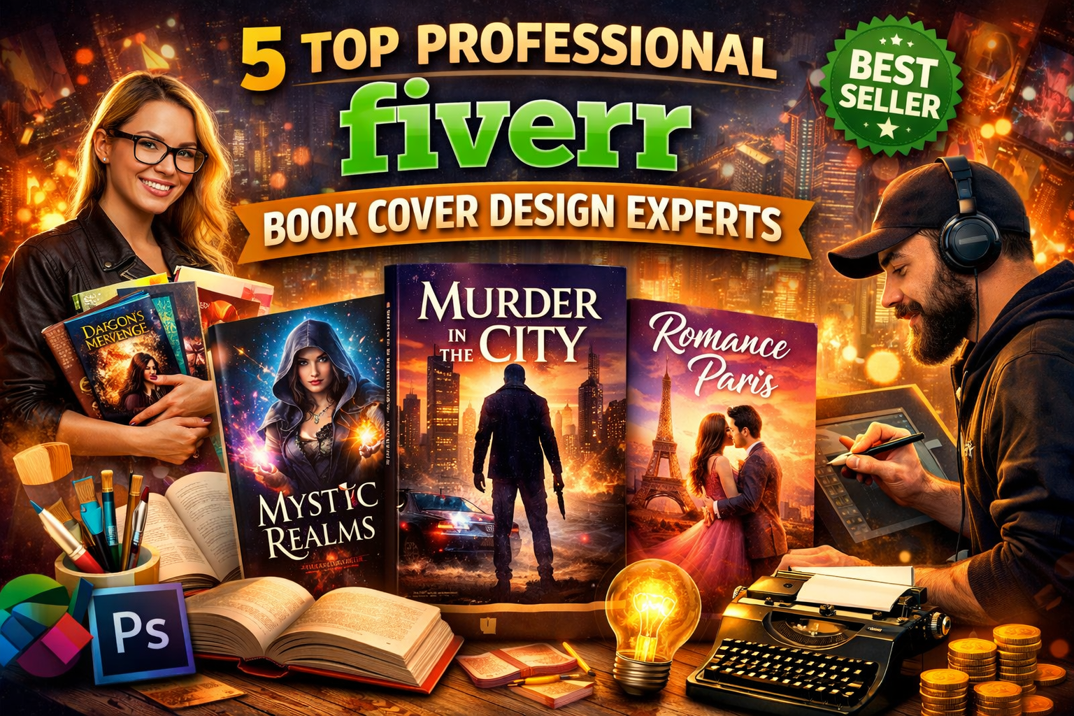 fiverr book cover designers