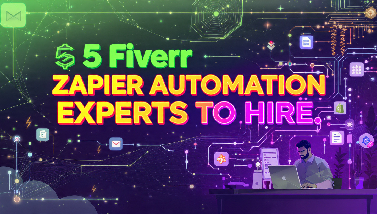 5 Fiverr Zapier Automation Experts for Faster Workflows zapier automation