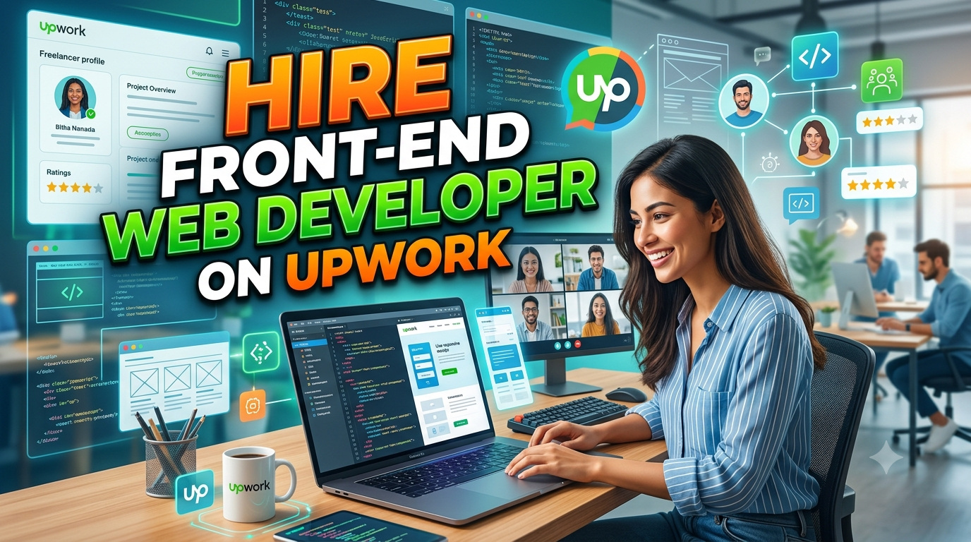 Amazing Way To Hire Front-End Web Developer On Upwork hire front-end web developer