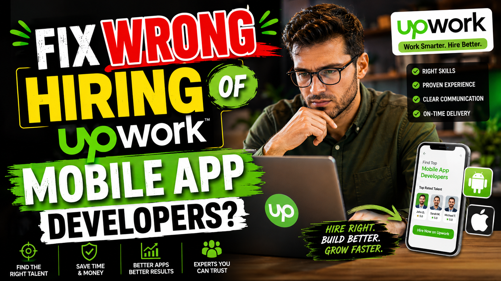 Upwork Mobile App Developers: How to Fix the Wrong Talent Search upwork mobile app developers