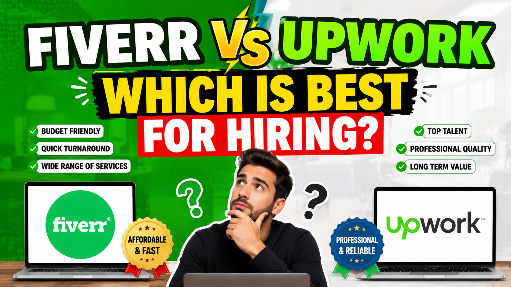 Fiverr vs Upwork: Which Delivers More Value for Your Budget? fiverr vs upwork